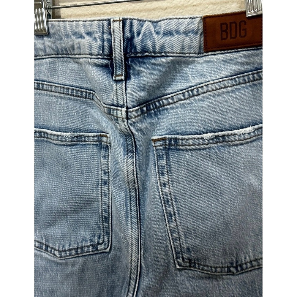 BDG Urban Outfitters Dillon Jeans Mens W29 L32 Light Wash Denim Straight Raw Hem